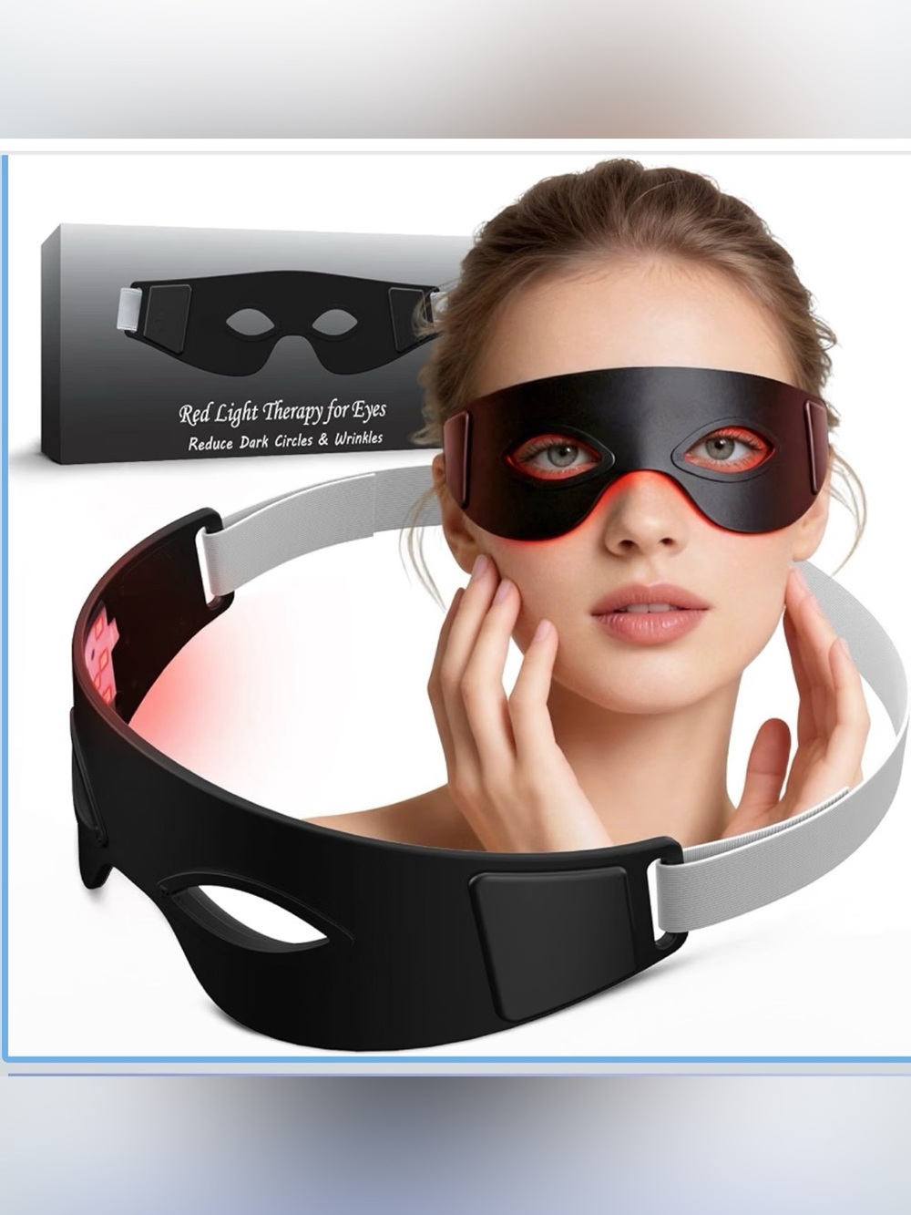 Red Light Therapy for eyes reduce fine lines dark circles and puffiness